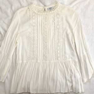 White peasant blouse
